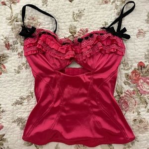VICTORIAS SECRET VINTAGE CORSET TOP